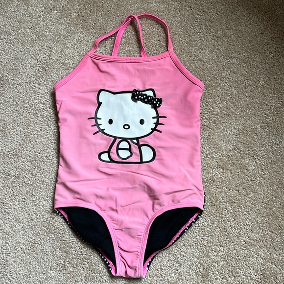 Hello Kitty | Swim | Hello Kitty Girls One Piece Swimsuit Size Small